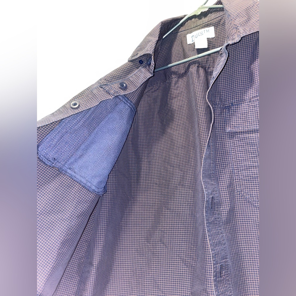 Duluth Trading Co Button Up Long Sleeve Relaxed Fit Size Large - Picture 10 of 13